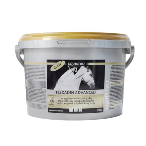 Equistro Flexadin Advanced | 1,2 kg | Ergänzungsfuttermittel für Pferde | Zur Unterstützung der normalen Gelenkfunktion | Enthält Nicht- denaturiertes Typ-II Kollagen | Pellets