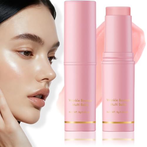 2 PCS Wrinkle Pure Collagen Wand for Face - Moisturizing Balm Stick for Face, Lips, Eyes - Reduce Fine Lines & Wrinkles