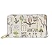 Produktbild JHGFG Montana Boys - Beige Frauen RFID Blocking Zip Around Wallet Echte Leder Clutch Langer Kartenhalter Organizer Wallets Große Reisetasche