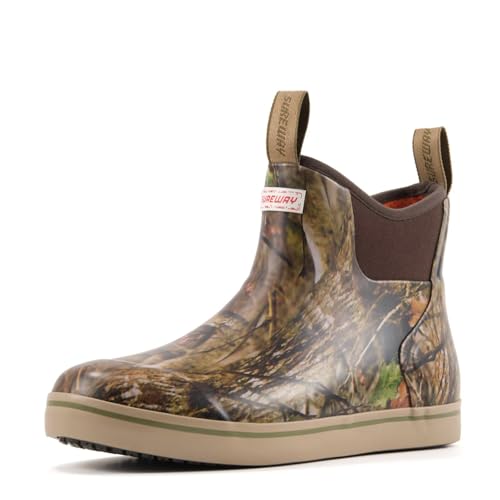 Image of SUREWAY Women's Deck Boots Professional Non-Slip Fishing & Ankle Deck Boot Waterproof Rain Boots
