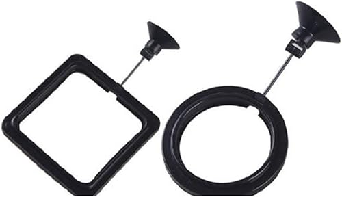 Miniatura 4 de Anillo de alimentación de peces, anillo de comida de peces tropicales, copa de succión para tanque de peces de acuario, suministros para mascotas,