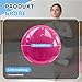 rockible 15cm Rhythmic Gymnastic Ball Gym Equipment Professional Small Rhythmic Ball for Practice, Workout, Dance, Training, Pink