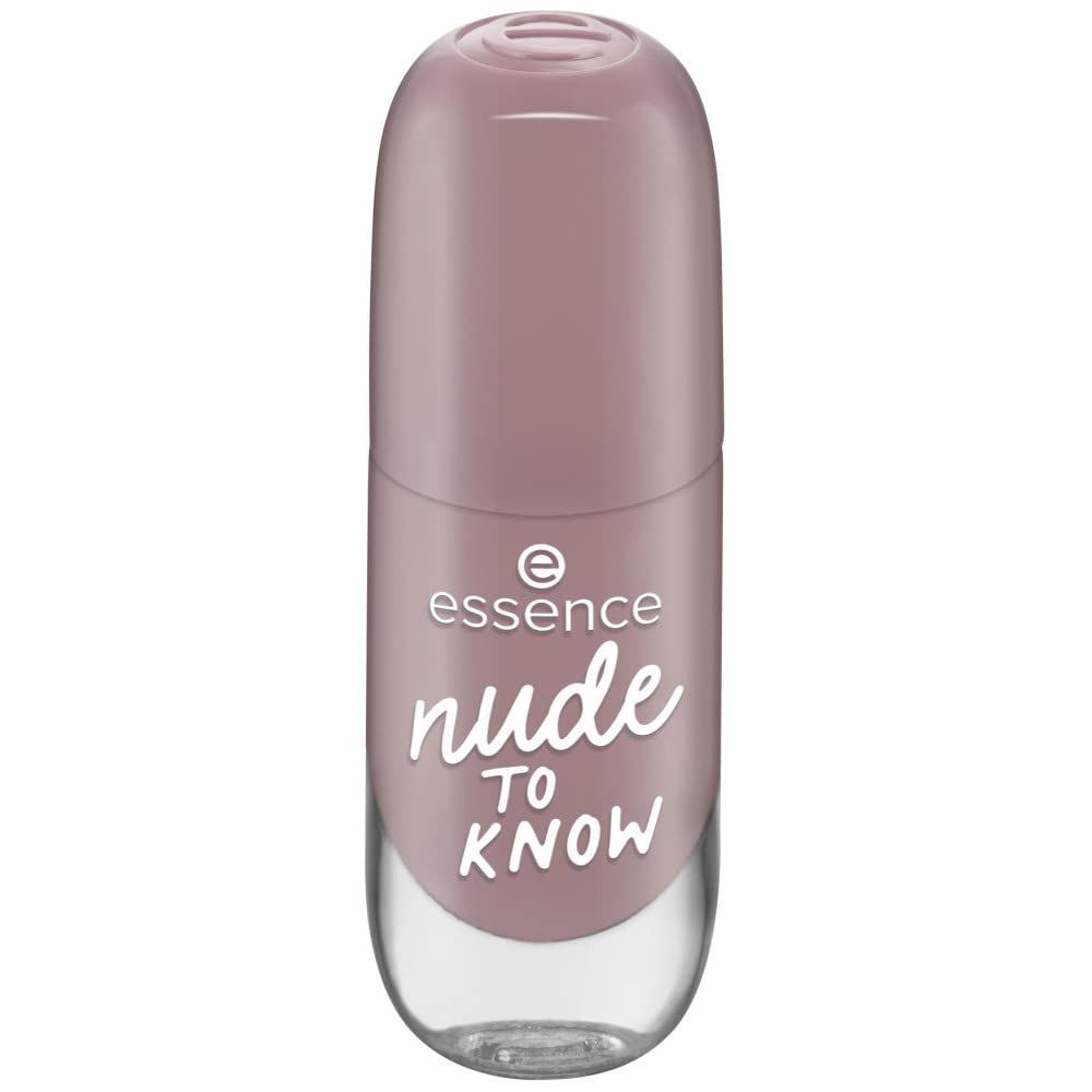 essence gel nail colour 30 nude TO KNOW, langanhaltender Nagellack, schnelltrocknend, farbintensiv, glänzend, Expressergebnis, Altrosa, 8 ml