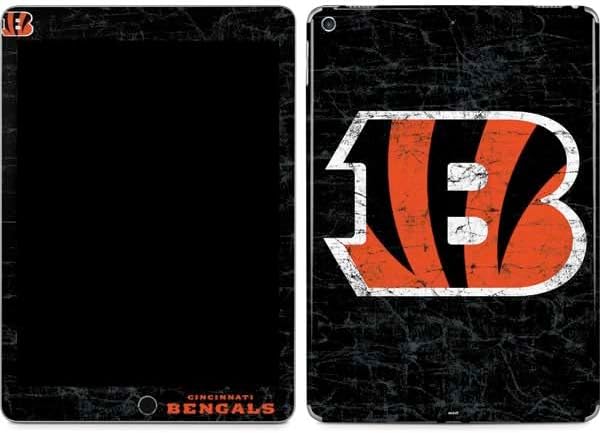 Skinit Decal Tablet skin compatible with iPad Air 10.9in (4th Gen, 2020) - Officially Licensed NFL Cincinnati Bengals - Distressed Design