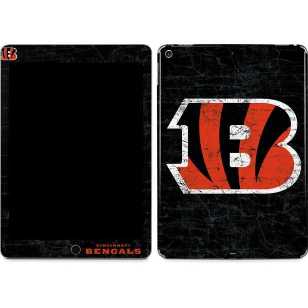 Skinit Decal Tablet Skin Compatible with iPad Air 2 - Officially Licensed NFL Cincinnati Bengals - Distressed Design