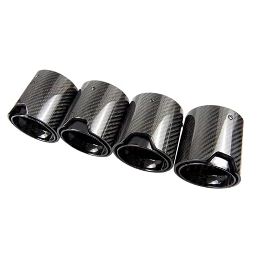 Embout d'échappement fibre de carbone et inox pour M5 F90 style luxe