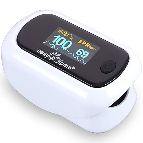 EasyHome Fingertip Pulse Oximeter SpO2 Blood Oxygen Saturation Meter