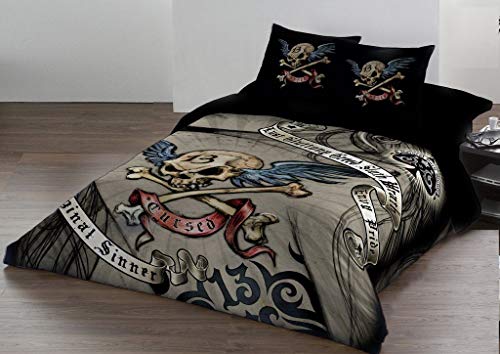 Wild Star Hearts Alchemy Cursed – Parure de lit avec taies d'oreiller pour très grand lit, décoration d'intérieur gothique, literie occulte, housse de...