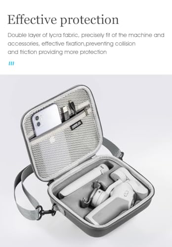 Estuche DJI Osmo Mobile SE impermeable con compartimentos para accesorios OM 4 6