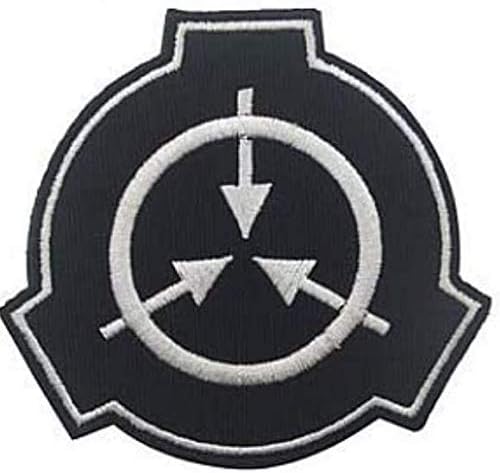 New SCP Foundation Special Containment Procedures Foundation Logo Military Hook Loop Tactics Morale Embroidered Patch (color1)