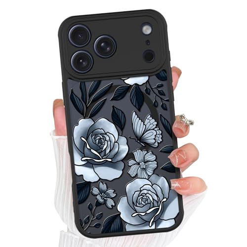 Coque iPhone 17 Pro Max joli motif floral idée cadeau femmes filles