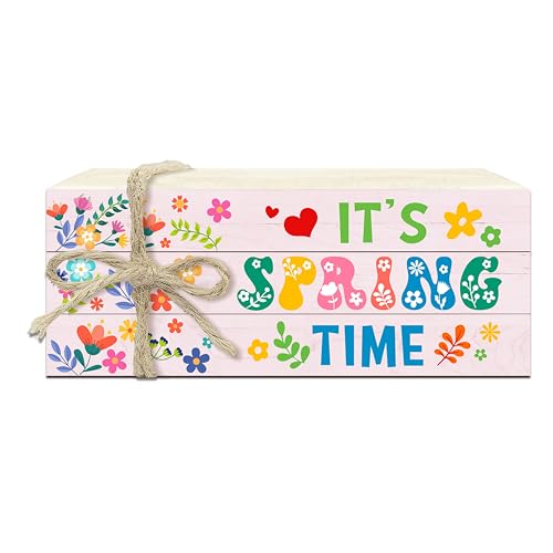 3-Pcs-Spring-Table-Decor-Welcome-Spring-Wooden-Block-Decorative-Spring-Floral-Book-Tiered-Tray-Decor-Rustic-Spring-Flowers-Decoration-Table-Decorative-for-Spring-Home-Farmhouse-Table-Shelf-04 3 Pcs Spring Table Decor Welcome Spring Wooden Block Decorative Spring Floral Book Tiered Tray Decor Rustic Spring Flowers Decoration Table Decorative for Spring Home Farmhouse Table Shelf 04