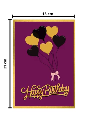 Image of CLUZE Happy Birthday Greeting Card with Dairy Milk Silk Chocolate Combo Birthday Gift for Husband-Wife-Girlfriend-Girls-Friend