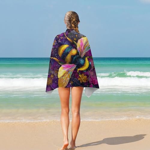 Serviette de plage ultra-compacte pour le camping et les sorties piscine - 5