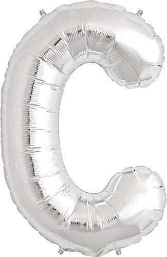 Foil Balloons For Party Decoration-Choose Alphabets/Numbers & Make Your Own Custom Phrase For Birthday/Celebration/Surprise/Wedding/Party Celebration With Foil Letters & Numbers (Golden/C)