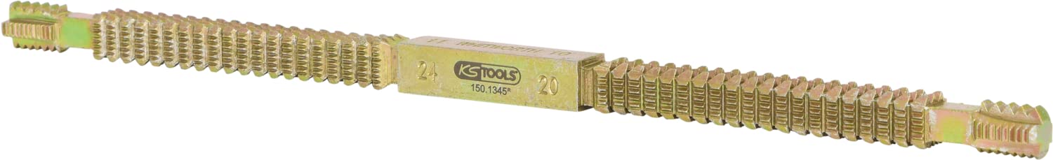 KS Tools 150.1345 Lima para roscas, en pulgadas, 230 mm