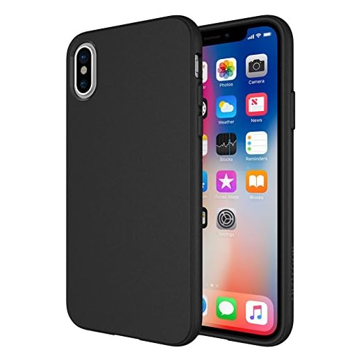 Diztronic iPhone X/XS Case, Full Matte Soft Touch Slim-Fit Flexible TPU Case for Apple iPhone X/XS (Black)