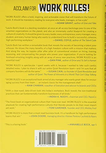 Work Rules!: Insights from Inside Google That Will Transform How You Live and Lead - Image 2