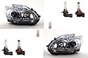 Johns, Scheinwerfer Halogen passend für Toyota Prius 01/09-04/12 Leuchtmittel Set Li Re