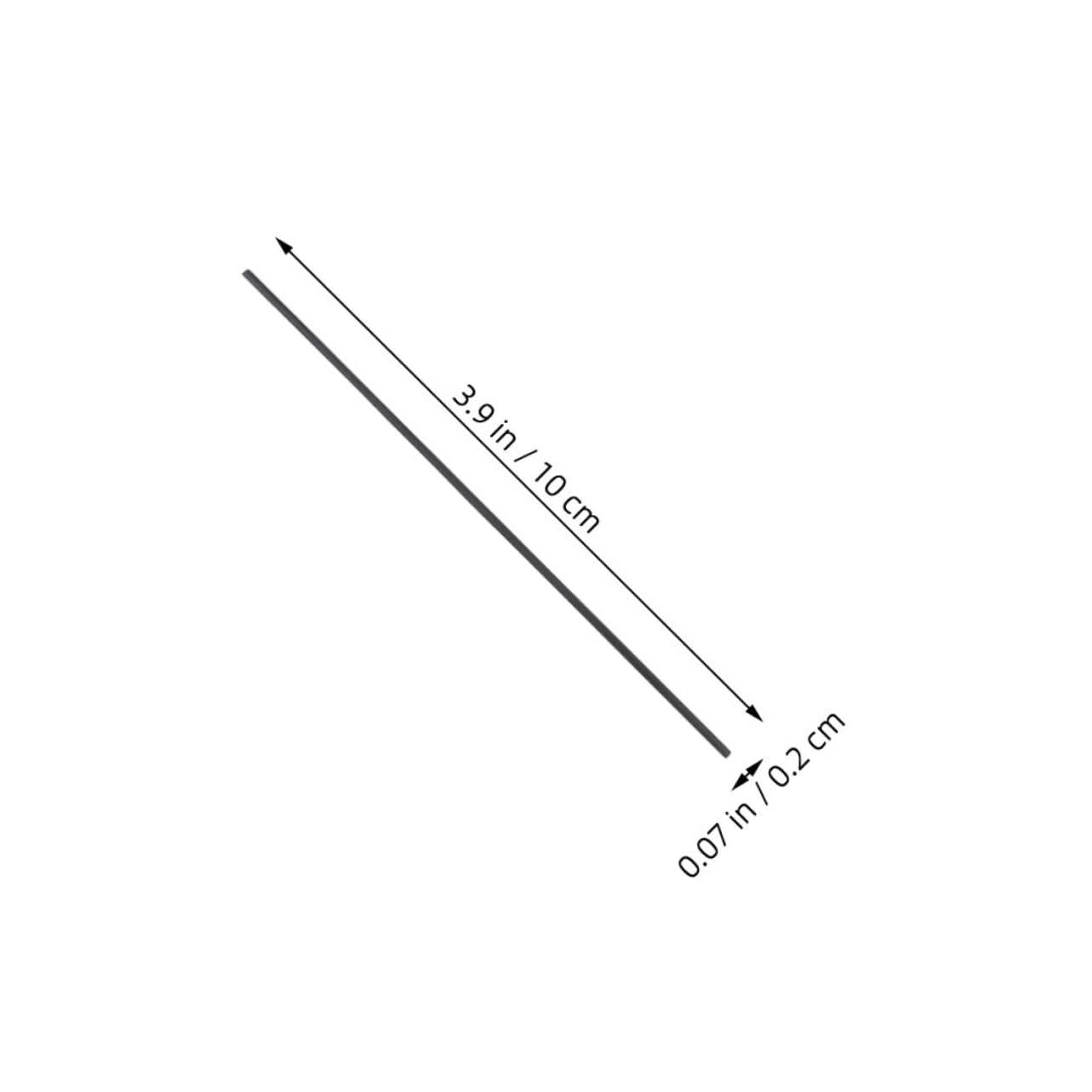 VILLCASE 10 Pack Graphite Conductive Rods High Density Fine Grain for Electronics Crucible and Metal Refining