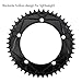 DJC Stone 130 BCD Chainring Fixed Gear Track Bike Fixie Round 42T 46T 48T 50T 52t 54 58t 60t Tooth Chainwheel 130bcd 1/2 * 1/8 Chain (52T)