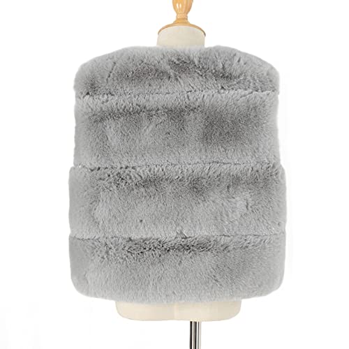 Little Girls Faux Fur Vest Waistcoat Warm Sleeveless Cardigans Fuzzy Lightweight Fur Jacket Outwear for 2-7 Years3