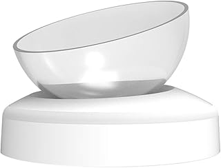 balacoo 1pc pet Bowl cat Bowl Raised cat Dish pet Dishes Feeder Dishes Tilted Dog Plate Dog Water Bowl Water Feeder Bowl Water dispensers Dog Dishes Food Plastic Feeding Bowl Cats White