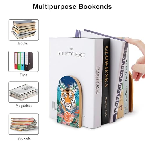 Serre-livres réglables anti-chute support bois et fer robuste
