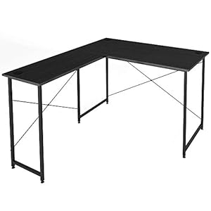 オーエスジェイ(OSJ) パソコンデスク コーナーデスク L型 ホールカバー付き 足元フリー設計