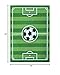 Furnish my Place 680 Strips Soccer Play Area Rug for Kids Playroom, Bathroom & Kindergarten Classroom, Contemporary Design, Strips Rectangle, Green (4'5