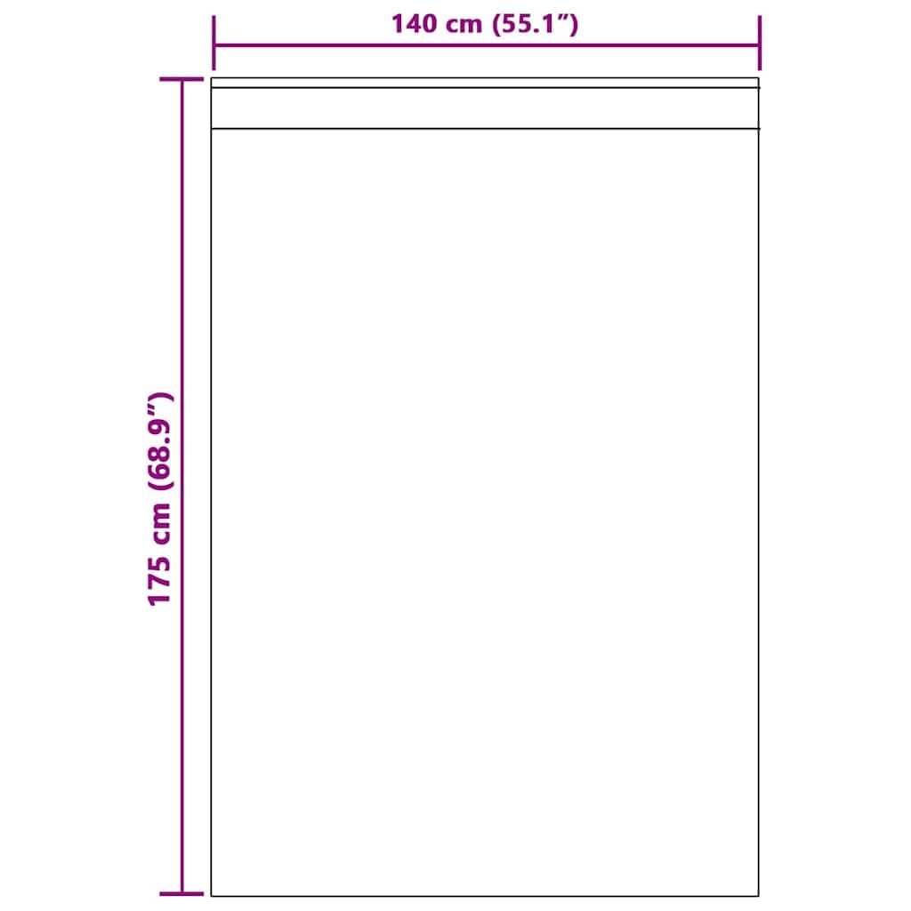 Cortina de gasa blanca de poliéster, 175 x 140 cm, 2 unidades, transparente, con ojales y cinta fruncida, cortina moderna para salón dormitorio, protección visual y protección solar ligera