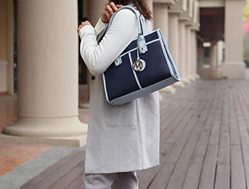 Bolso tipo Satchel MKF Collection para mujer, bolso cruzado y de mano con asas superiores, de Mia K miniatura 2