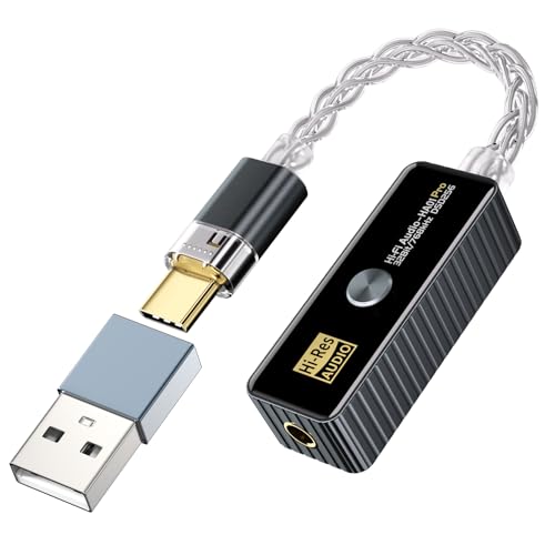 Daakro Headphone Amplifier - USB C to 3.5mm HiFi Audio