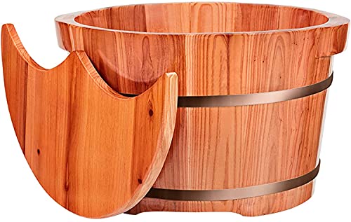 Spa de pies de madera sólido 24 cm alto