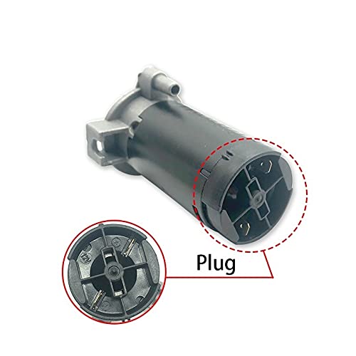 Bocina Coche,Claxon Coche Cuerno de Aire de Coche 1 2V / 24V Universal 15 0DB Ruth 180 Hertz Single Trumpet Compressor para Camiones Automóviles Automóviles(Black Motor and Horn,12v)