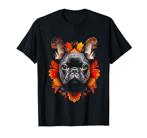 Motivo bulldog francese, opera d'arte per animali domestici, cane bulldog francese Maglietta
