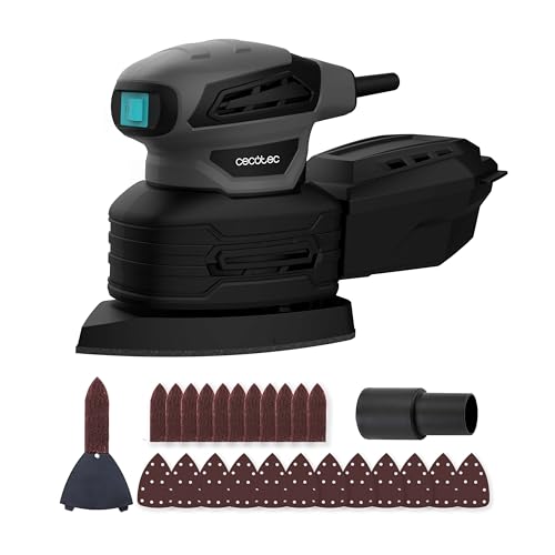 Cecotec Lijadora Eléctrica Orbital PerfectSurface 180 Delta. 180W...