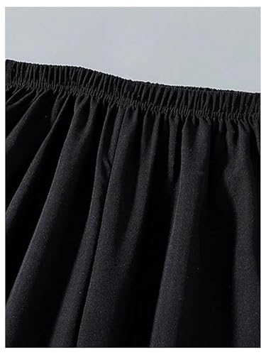 Men's Y2k Baggy Sweatpants Letter Star Print Parachute Pants Drawstring Elastic Waist Casual Pants with Pockets4