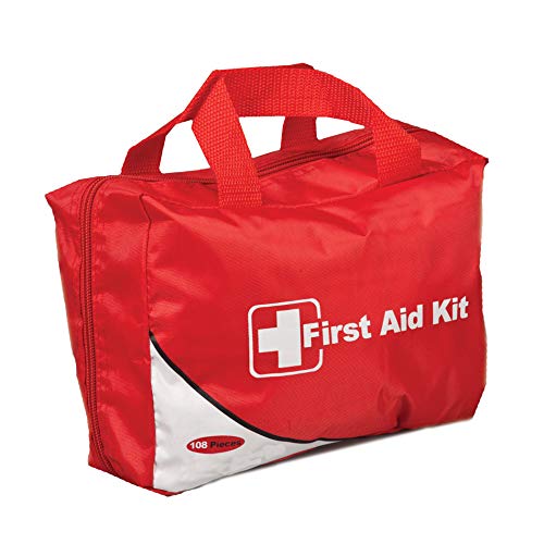WNL Products FAK4100 2-in-1 Family First Aid Kit, Family and Home Emergency Medical Supplies Kit, 108 Pieces (1 Kit)