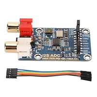 I2S ADC Audio I2S Capture Card, Wandelt Analoges in I2S Audio 12S Capture Card Modul um, Audio Capture Card Modul Unterstützt 3,5 Mm Eingang