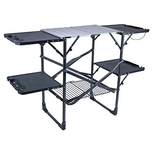 El Mejor Listado de Mesa para Estufa los 5 más buscados. 46 GCI Outdoor Estación de cocina plegable portátil para exteriores