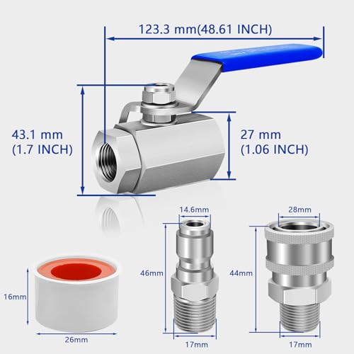 Boltigen Washer High Pressure Ball Valve Kit thumb #5
