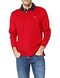 The Original Heavy Rugger GANT Herren The ORIGINAL Heavy Rugger Pullover, Bright RED, XXL