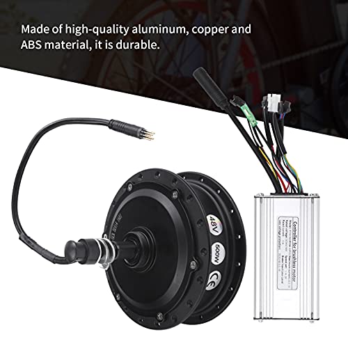 Bnineteenteam Kit de conversão de bicicleta elétrica, conjunto de motor de cubo traseiro de alta efi