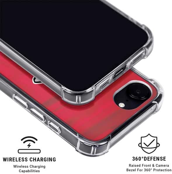 Skinit Clear Phone Case Compatible with iPhone 16e - Officially Licensed NFL Kansas City Chiefs Design