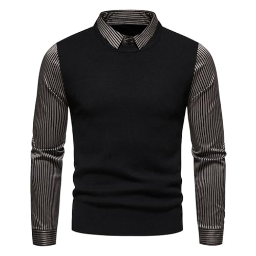 Pull d'hiver en tricot chaud et confortable pour homme