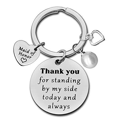 Dabihu Bridesmaid Gift From Bride Maid of Honor Keychain Bridesmaid Proposal Gifts Wedding Gifts for...
