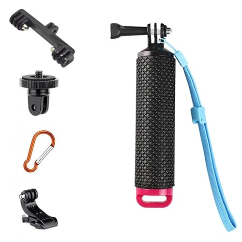 ݊܂ GoPro Hero 12-4ΉAXiaomi Yi 4K/SJ4000Ή - ɕnhObvnh}Egt[g̓bhJANZT[(Roseo with 4pcs)