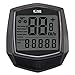 GWTRY Sensor cableado Montar en Bicicleta Velocímetro termómetro Digital a Prueba de Agua Accesorios Negro Reloj cronómetro Cycling Computer