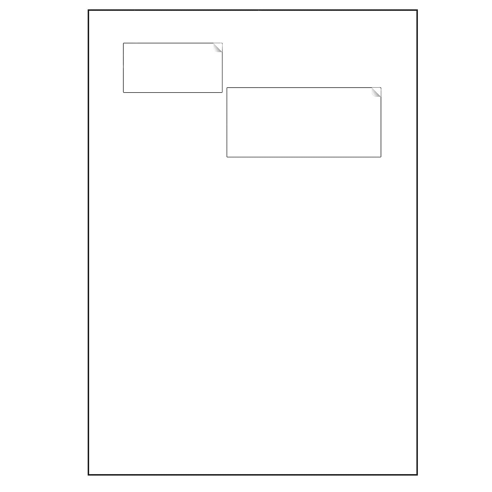 New Integrated Labels (D5) Address Label + Return A4 Size A4 100 x 45/64 x 32mm (5000)